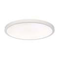Dweled Geos 15in LED Round Low-Profile Flush Mount 2700K in White FM-46
